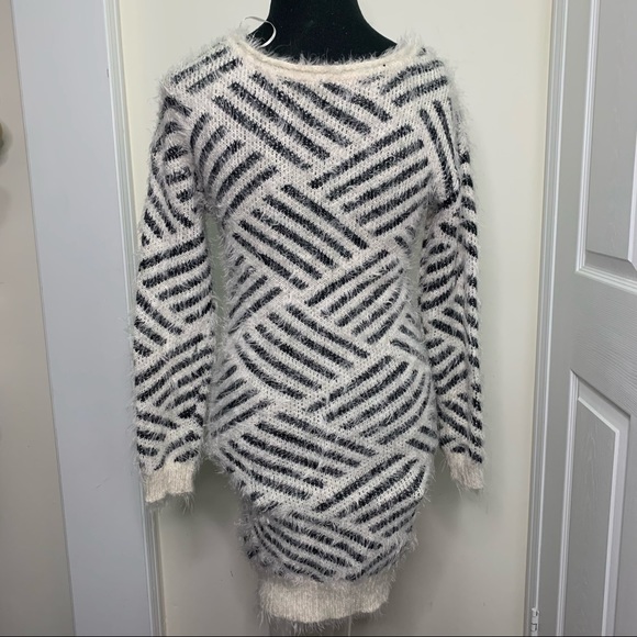 Katsumi Anthropologie Warm Fuzzy Knit Mini Sweater Dress Size Small - Picture 7 of 11